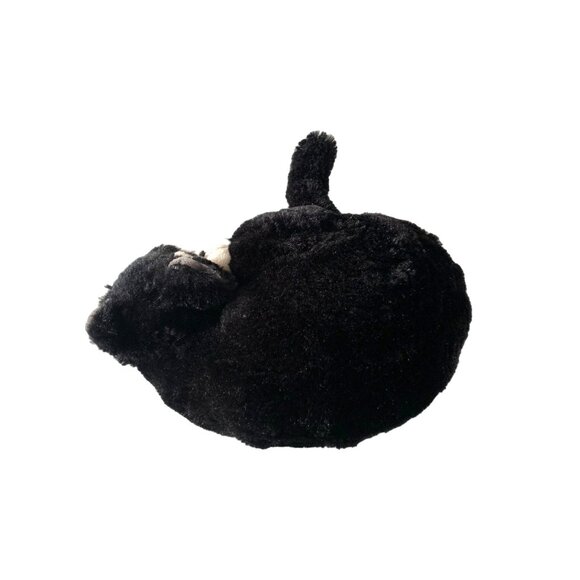 WMG 2010 Plush Black Cat Kitten Kitty 10 in Length Stuffed Animal Toy Soft, Fluf - Picture 4 of 6